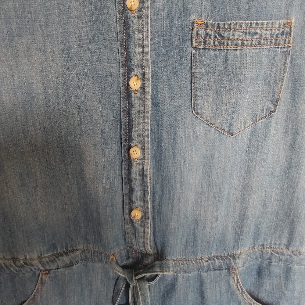 Universal Thread Soft Denim Romper - image 6